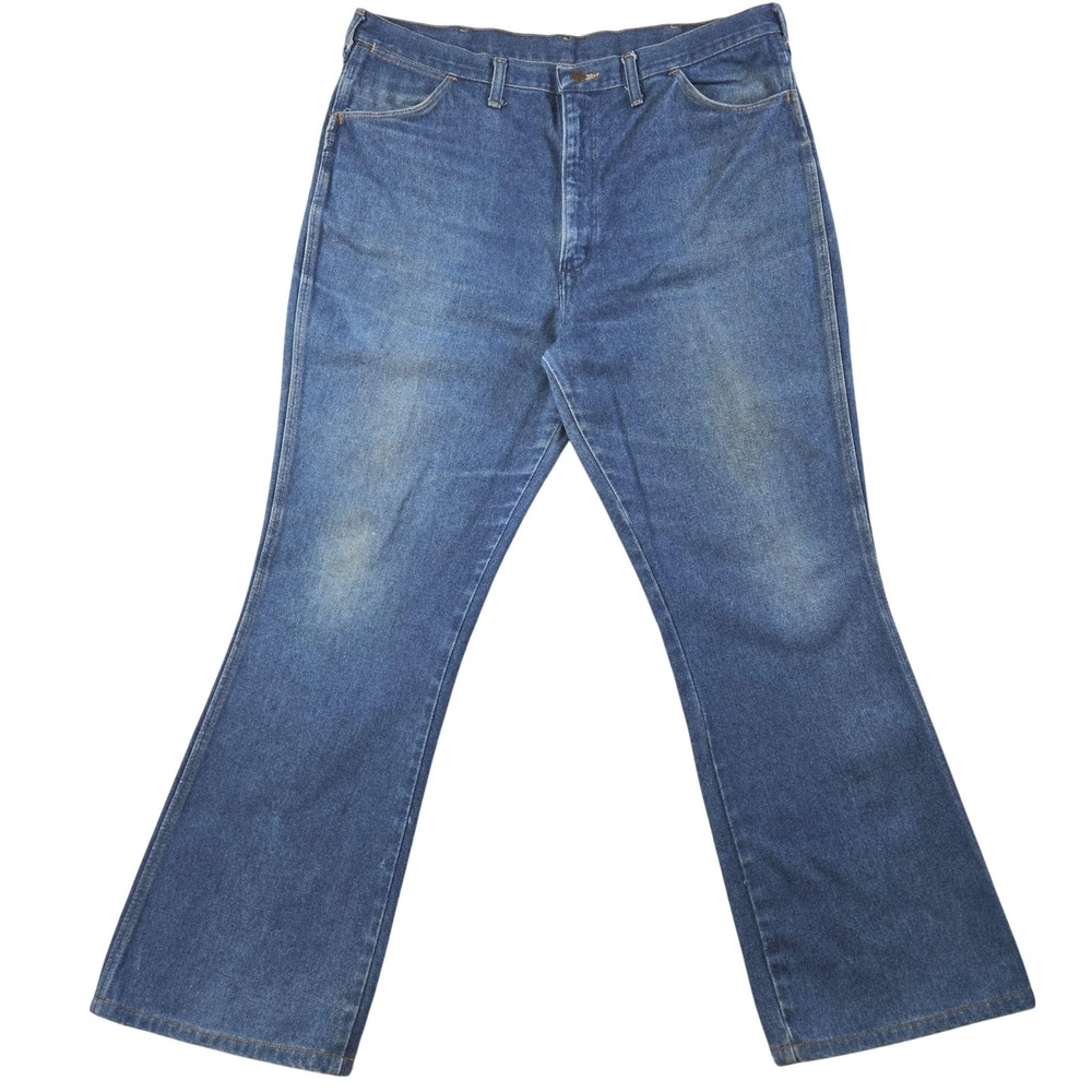 Vintage‎ Wrangler Jeans Unisex 38x30 Blue Bootcut Relaxed Medium Wash 90s